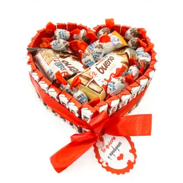 kit bombones de chocolate San Valentin sin gluten 16 unidades