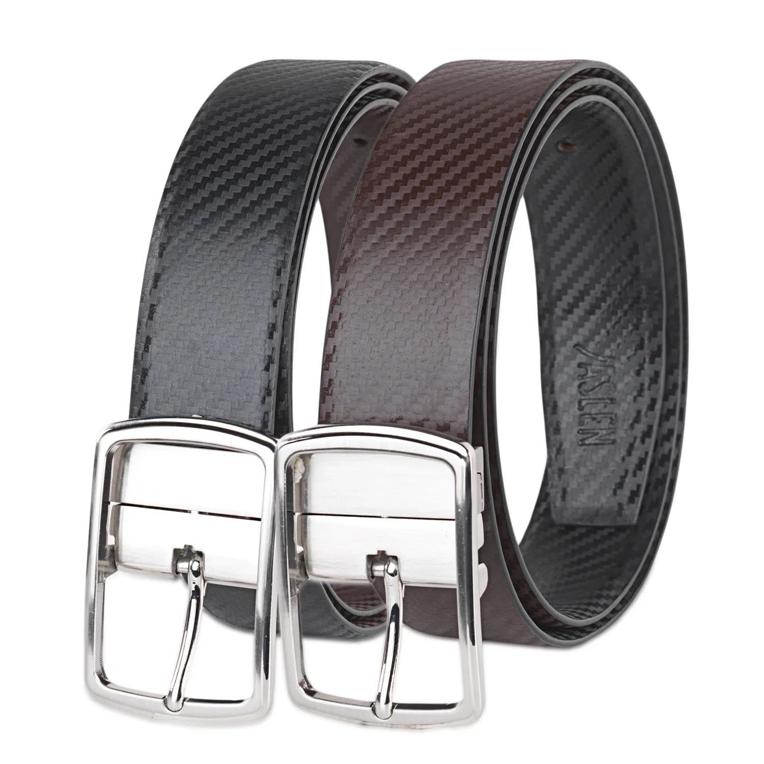 Cinturon Hombre - Cinturones Hombre De Piel Genuina Con Hebillas De Metal - Cinturón Hombre. Cinturon Reversible - Elegantes Cinturones Hombre Cuero Marca JASLEN 49915 | Miravia