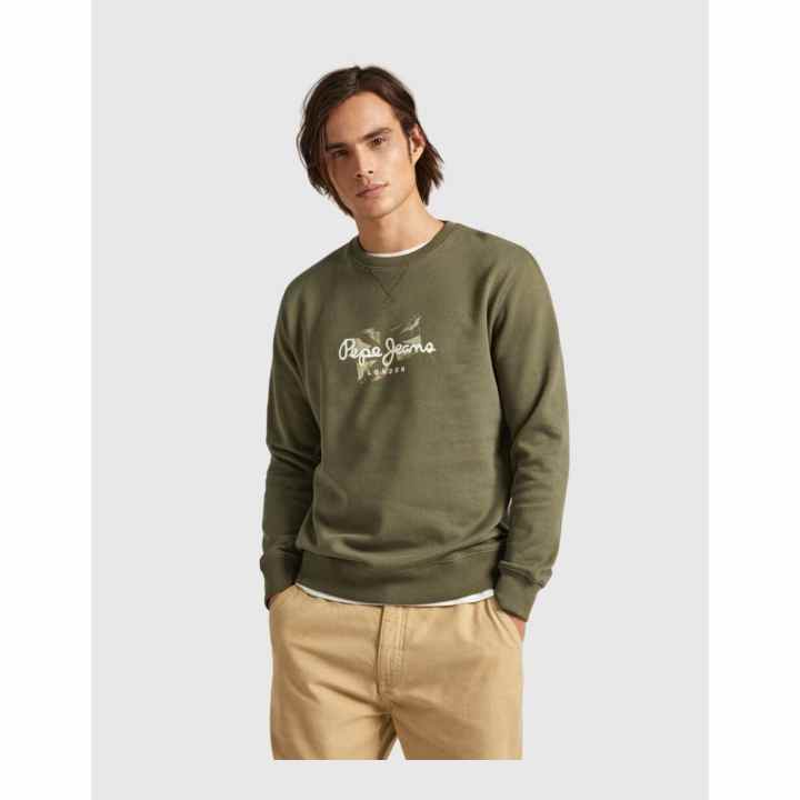 Sudadera Pepe Jeans Hombre Roswell Verde