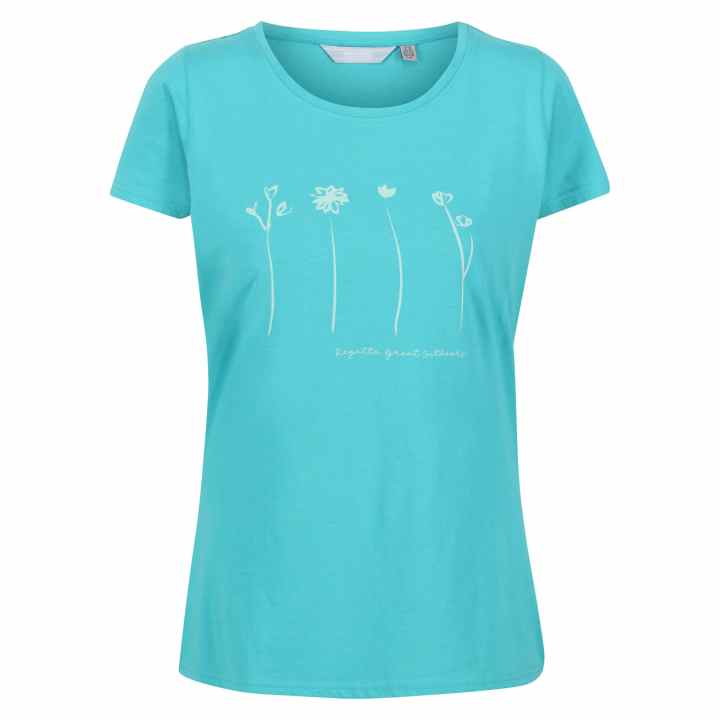 Regatta Orla Winter Tee, Camiseta Mujer, Berry Bubble Blue