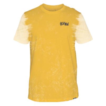 Camiseta Hurley EVD WSH Formula Para Hombre - 100% Algodón, Estampado Delantero Y Trasero, Tejido Lavado