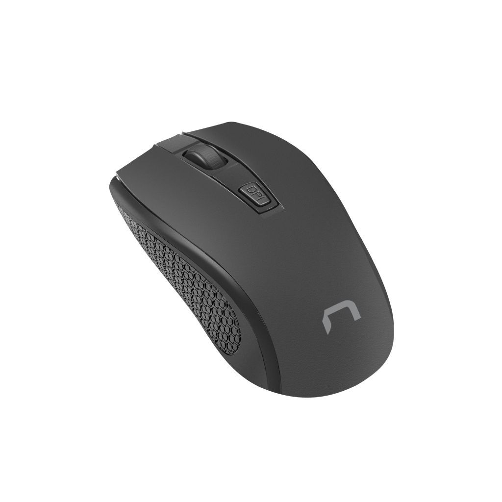 NATEC Jay 2, Ambidextro, Optico, RF inalambrico, 1600 DPI, Negro | Miravia