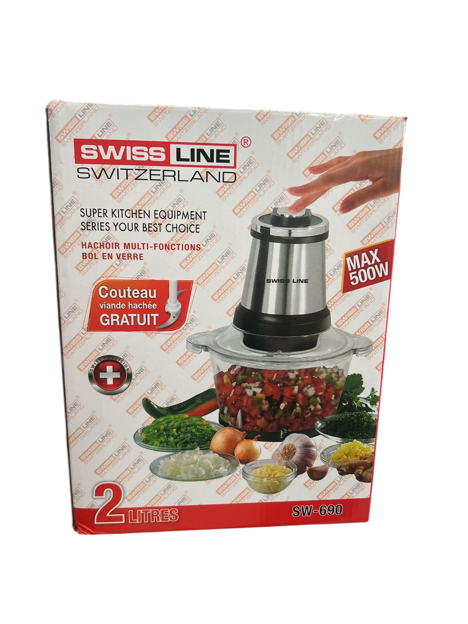 PICADORA ELECTRICA SWISS LINE 500W