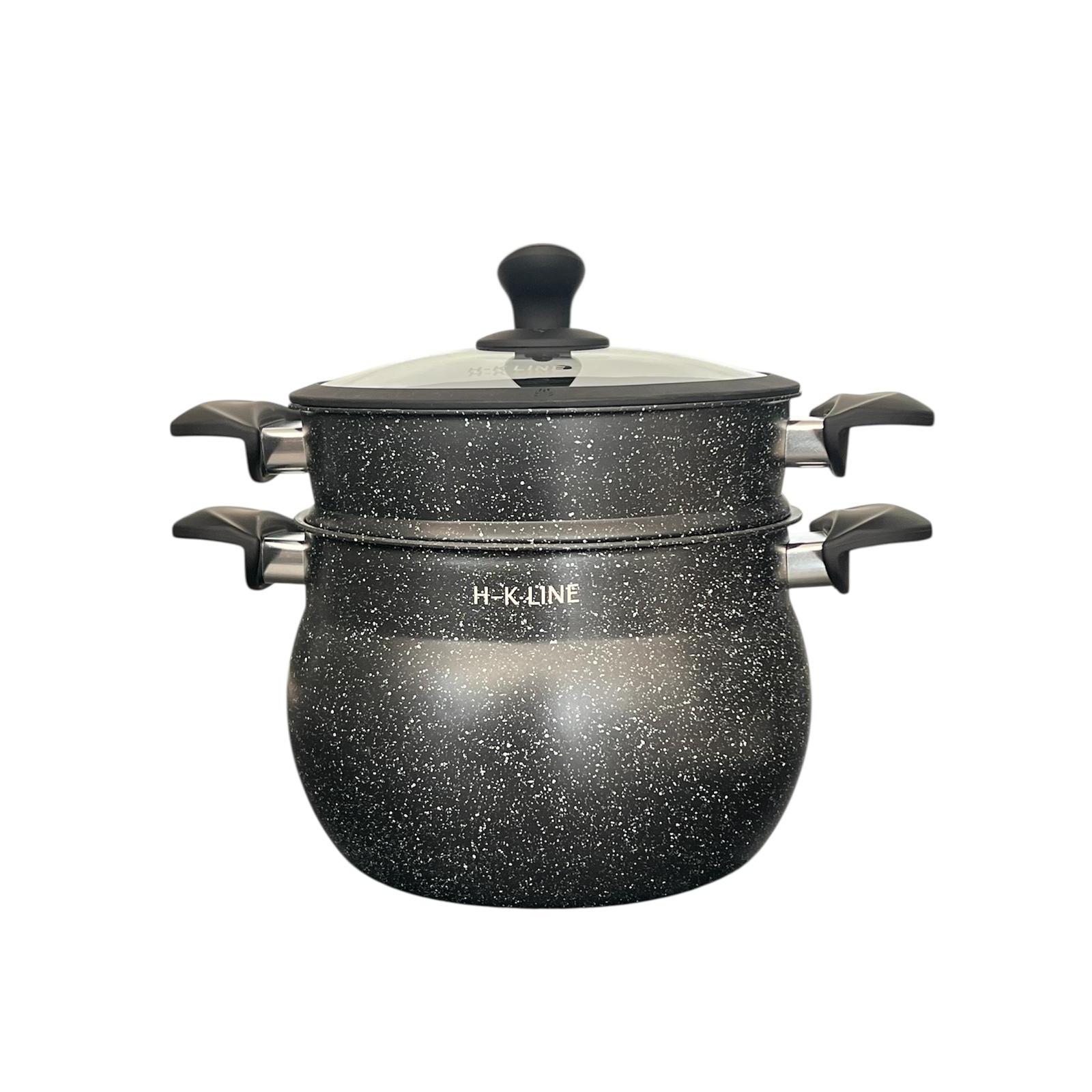 4 LITROS - 2 EN 1 - OLLA CUSCUSERA - COUS COUS - ANTIADHERENTE - COCINA A VAPOR - APTO PARA LAVAVAJILLAS - CUSCUS - SIN PFOA - APTO PARA TODO TIPO DE FUEGOS - APTO INDUCCION