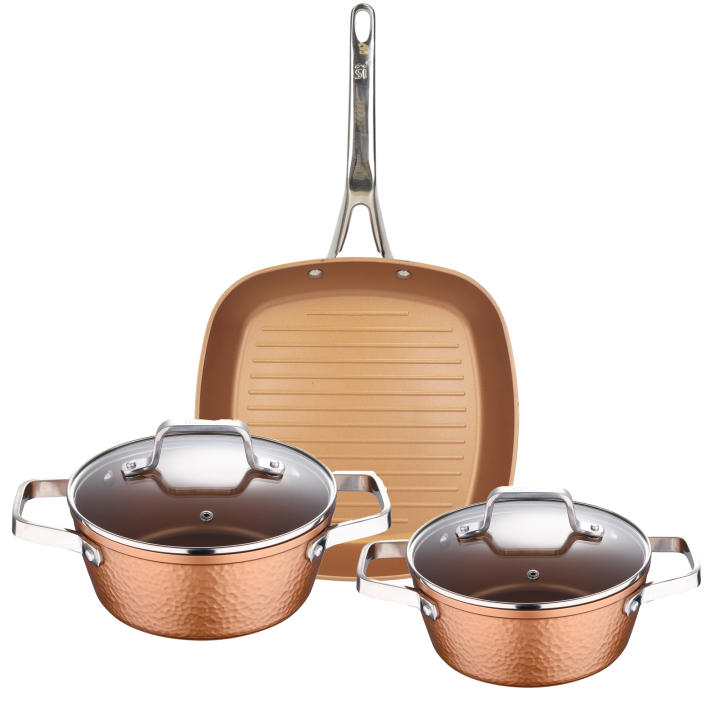 Poêle à Griller Rectangulaire San Ignacio Origen – 45x27 Cm, Aluminium Forgé, Antiadhésif 4 Couches – Compatible Toutes Plaques (induction, Gaz, électrique, Etc.)
