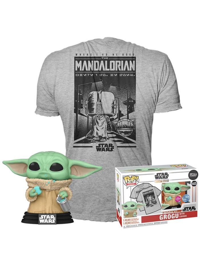 Pack de Funko Pop Grogu con Camiseta Especial Edition Pack de Funko Pop Grogu con Camiseta Especial Edition