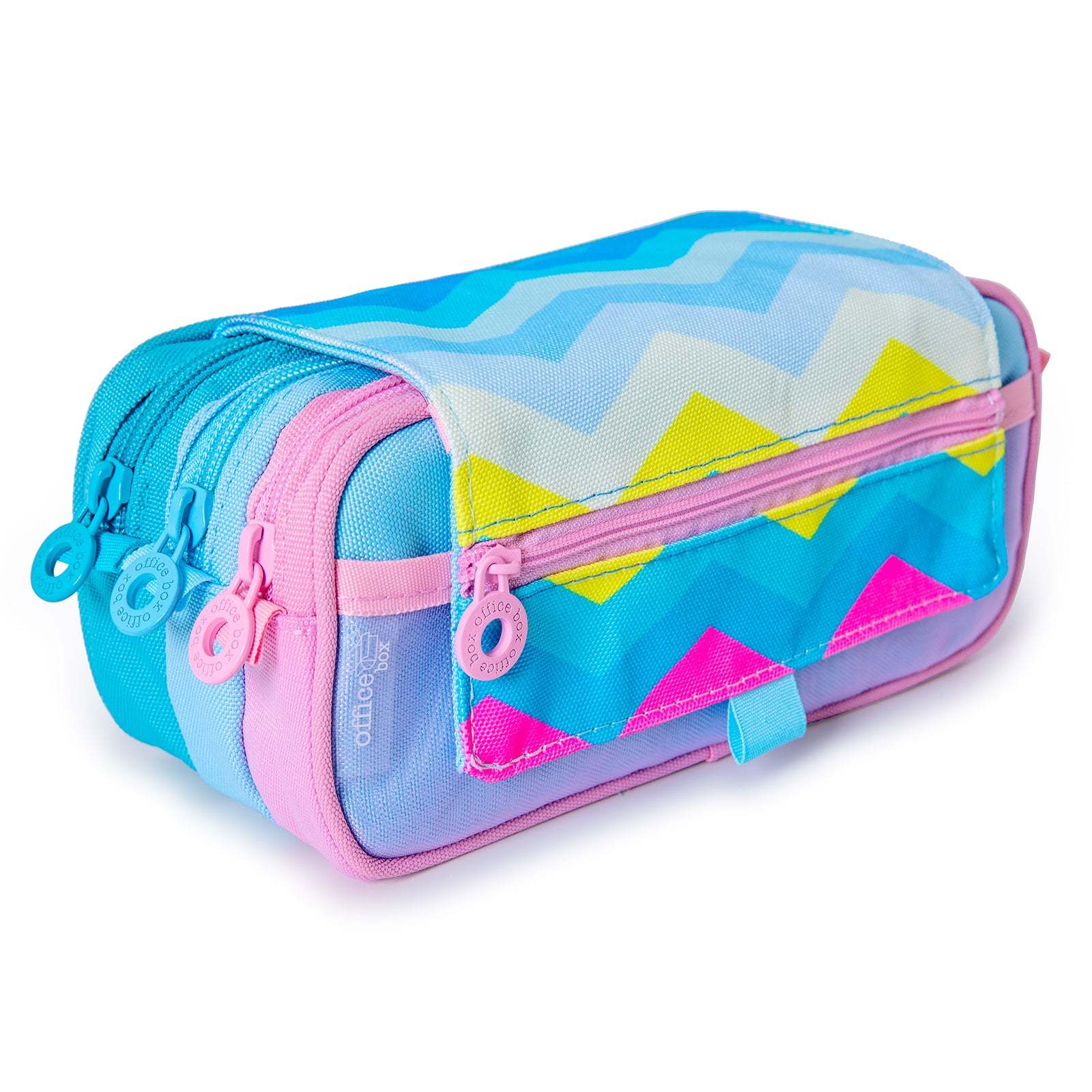 Tandem Music Federmäppchen 3-fach – 23x11x4 Cm, Mit Metall-Reißverschlüssen, Großes Fassungsvermögen