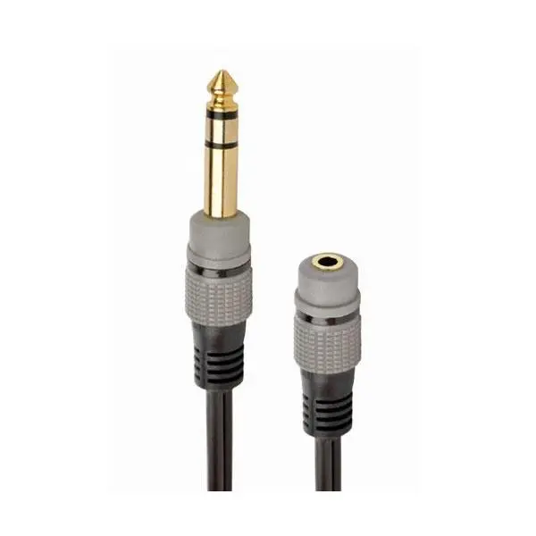 Equip Cable Audio Mini Jack 3.5mm Macho a 2x RCA Hembra 2.5m Negro