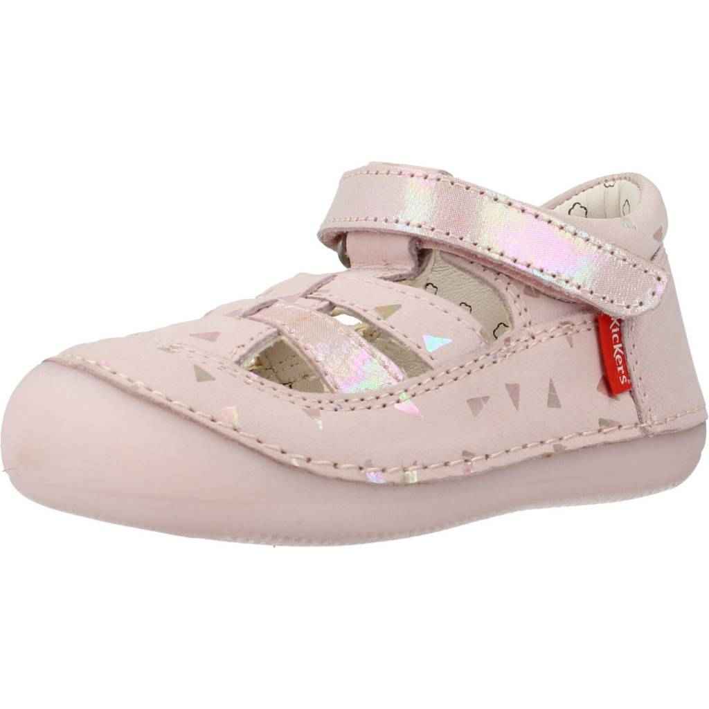 Sandali Bimbo Kickers Sushy – Pelle, Suola In Gomma Flessibile, Chiusura A Strappo, Taglie 0-24 EU