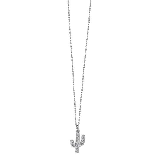 TIME ROAD Collar WS01435 Plata 45 Cm Mujer