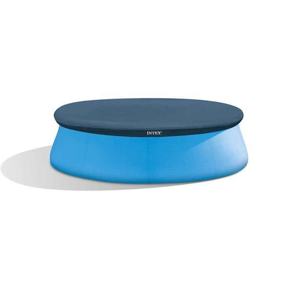Telone Per Piscina Rotonda PVC 140 G/m² - Diametro 620 Cm Per Piscina 540 Cm, Blu E Verde, Con Rete Di Drenaggio
