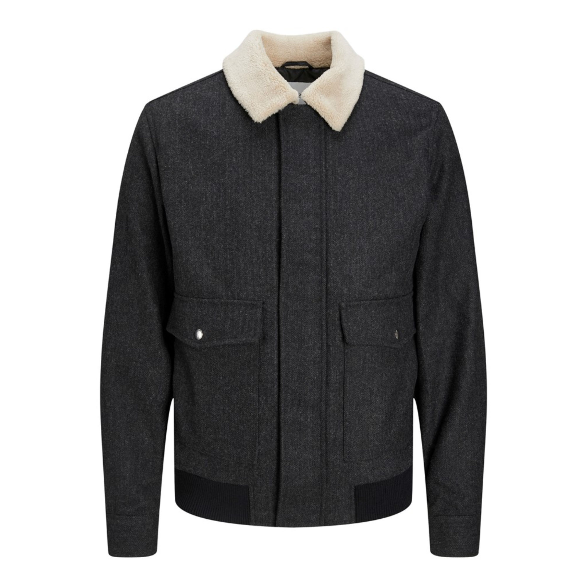 Jack & Jones JJECRAFT - Abrigo de invierno - black/negro