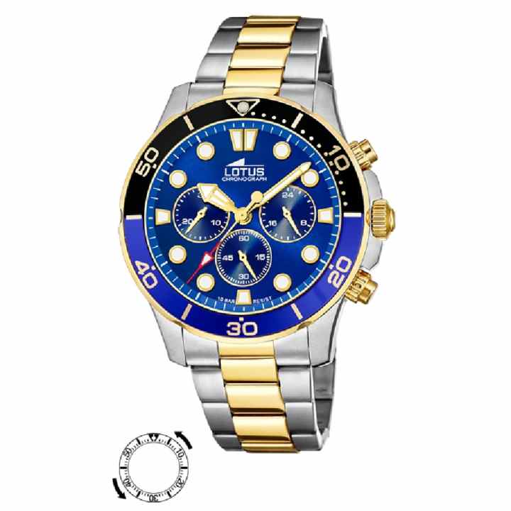 Lotus Acciaio Inox Orologio da Uomo 18757/1 Polso Argento Oro