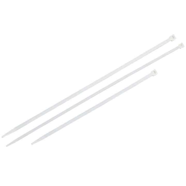 100 Fascette Ferma Tutto In Nylon Naturale 7,5x360 Mm – Legaccio Cavo Resistente E Versatile - 2