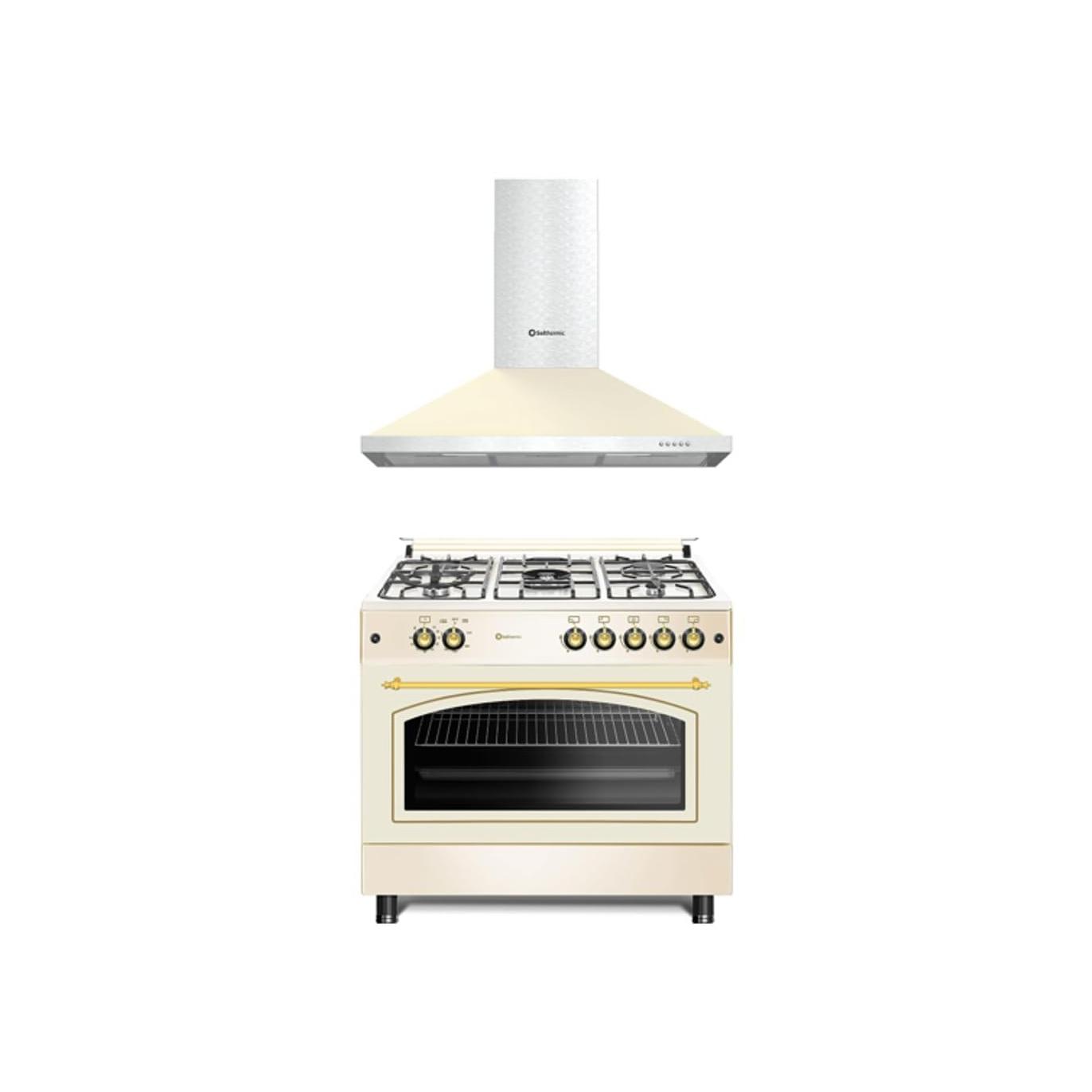 COCINA GAS svan 50CM BLANCA PORTABOMBONA : 219,00 €