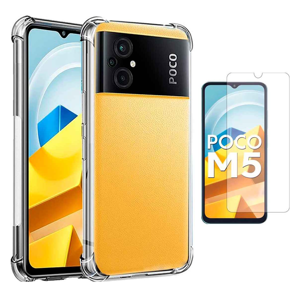 Cover COMAKU Per Xiaomi Poco M5 4G – Custodia Antiurto Con Anello Supporto E Attacco Magnetico – Rosso