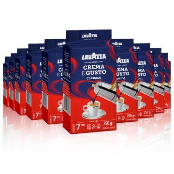 10 cápsulas de aluminio CREMA E GUSTO FUERTE Lavazza compatible Nespresso 