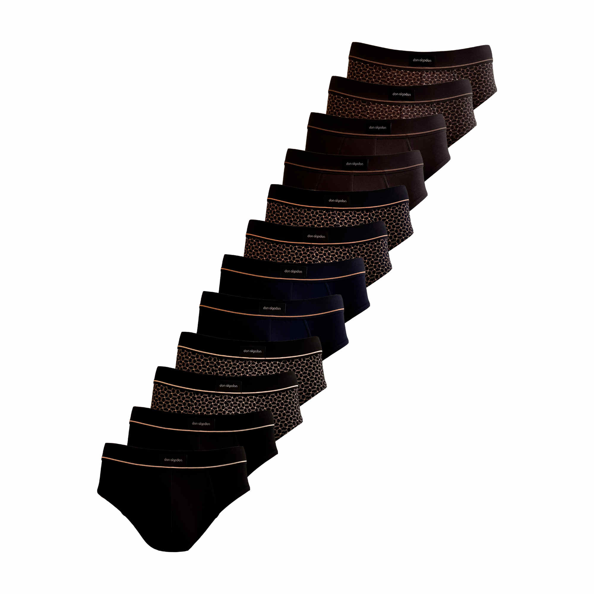 DON ALGODON Pack 12 Slips Hombre Suaves y Cómodos TALLA XXL 6