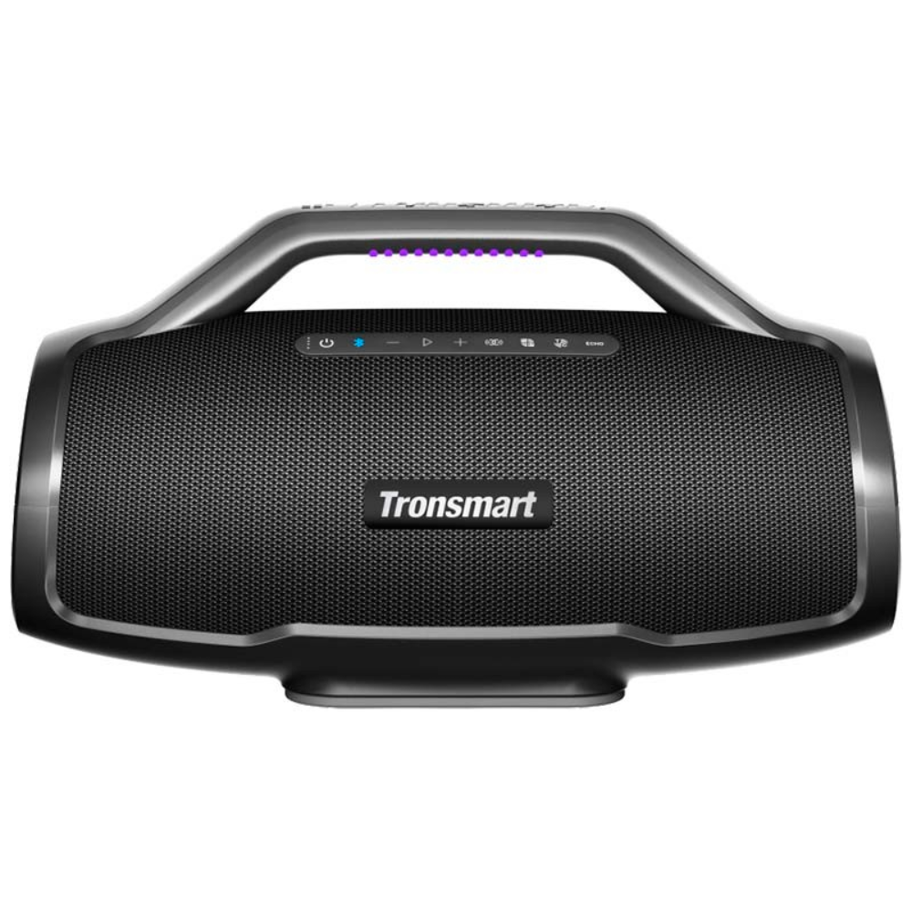Bocina Bluetooth 5.0 Tronsmart Mega Pro 60w Ipx5 Nfc Tf Aux Color Negro