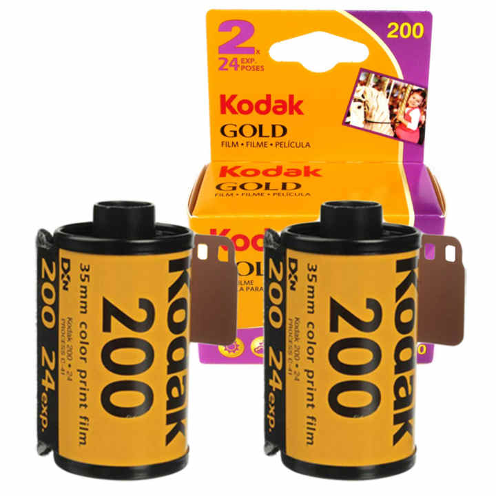 Kodak Película Gold 36 Fotos Color, Carretes 35mm analógioco ISO