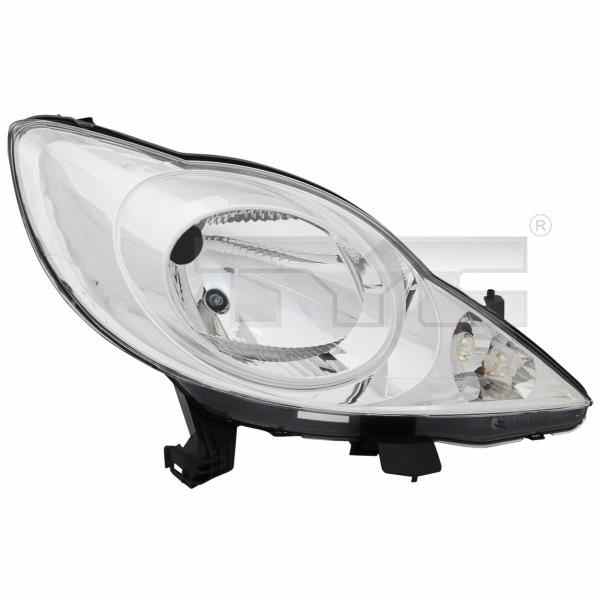 TYC Phare Avant Gauche Pour BMW X1 E84 - Projecteur H7/H7 Avec Moteur Réglage Inclinaison, 20-12856-15-2