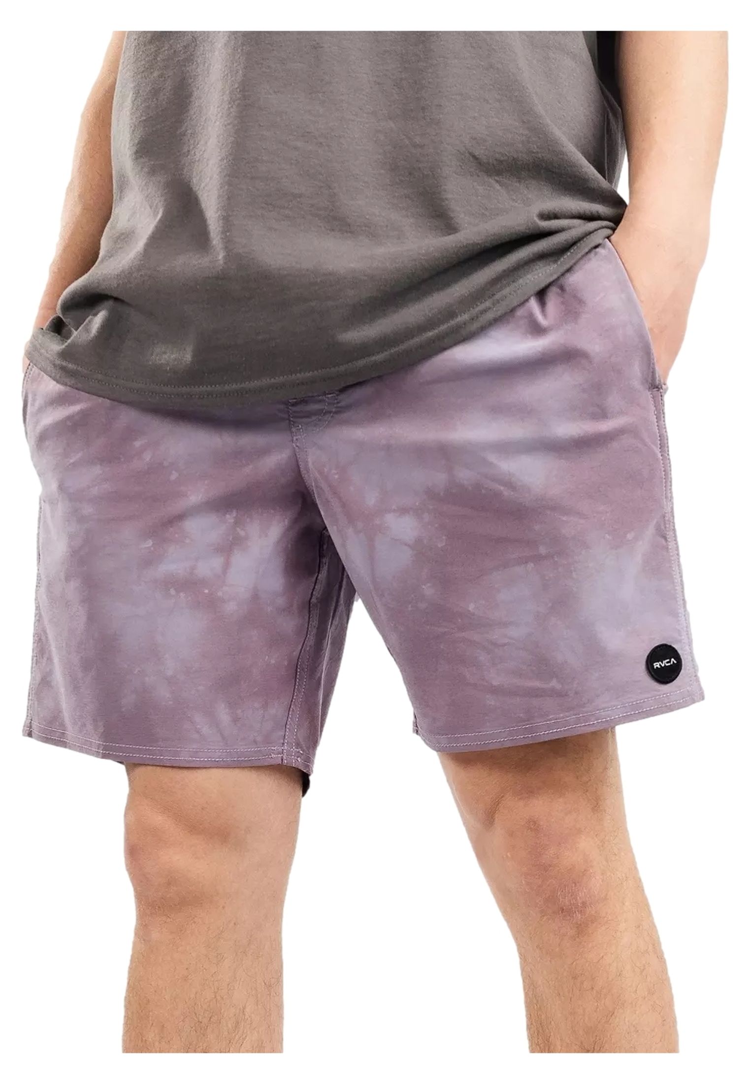 RVCA Herren Manic Elastic Short Badehose – Stretch, Bequem, Mit Seitentaschen