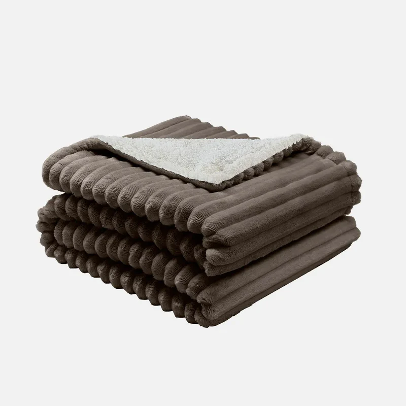 Manta eléctrica Jaraíz beis/blanco 160W 160x120cm - ABRILA - FABRILAMP