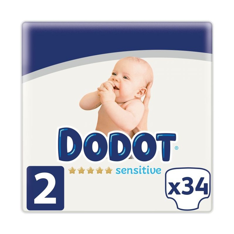 Paquete de 34 pañales Dodot Sensitive por sólo 9,81€ ¡¡22% de descuento!!