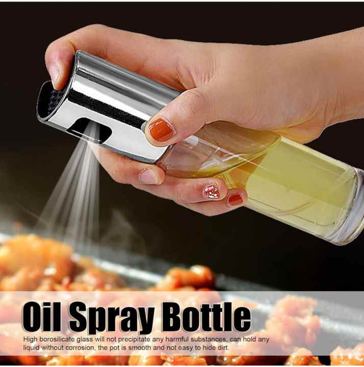 Este práctico pulverizador de aceite en spray es ideal para la freidora de  aire y ahorrar en la cocina