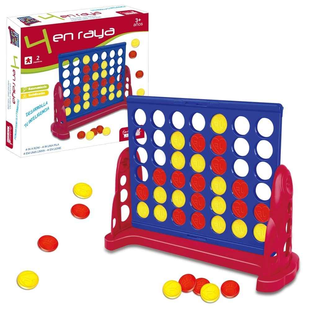 Juego 4 En Raya 31x31 Cm | Miravia