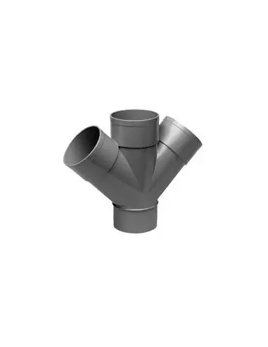 Derivaci n Doble Plana PVC Evac M H 110 45 TECNOAGUA DDP11045 Derivaci n Doble Plana PVC Evac M H 110 45 TECNOAGUA DDP11045