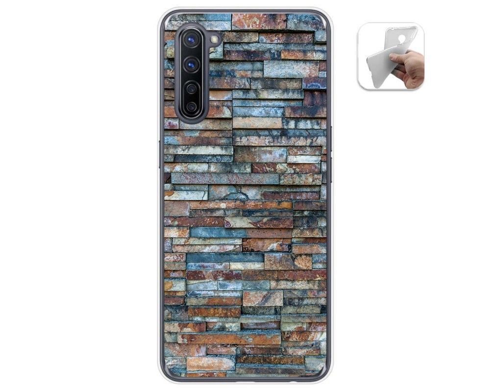 HualuBro Funda para OPPO Find X2 Lite, Funda Libro de Retro PU Cuero con Ranura para Tarjetas y Billetera Flip Cover Magnético Carcasa para OPPO Find X2 Lite Case (Azul