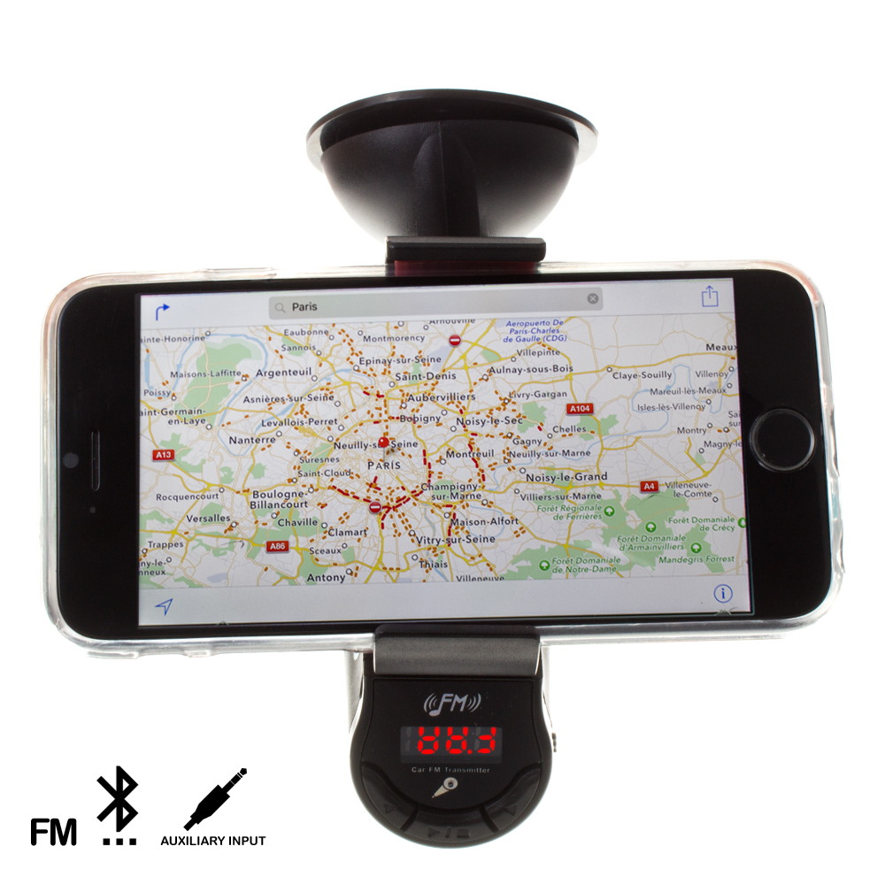 Soporte Magnetico para Rejilla de Coche con Iman Potente Telefono GPS Rojo  – OcioDual