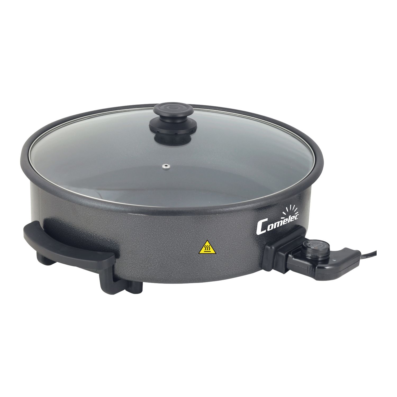 Olla eléctrica PI7580 - COMELEC - PI 7580 - 1500W -Ideal para paellas, platos de arroz, Etc. Cocine sabrosos alimentos y reduzca el tiempo de limpieza al mínimo