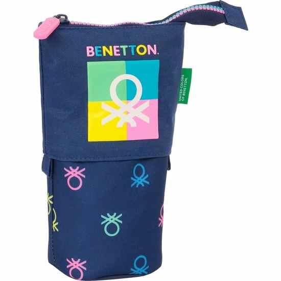 Safta 40 Cm Benetton Damero Bag – Borsa Multicolore Qualità Spagnola, One Size, Design A Scacchi