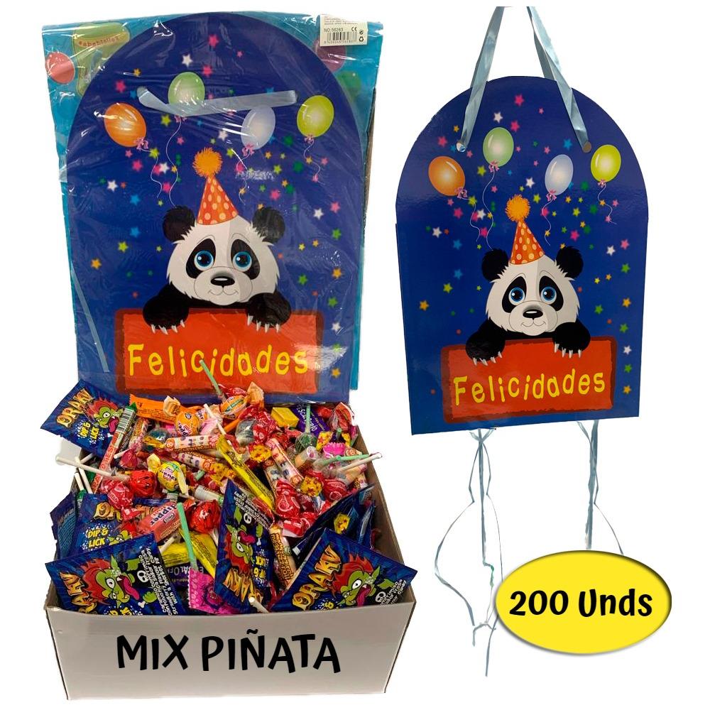 Lote 4 bolsas de golosinas y juguetes para relleno piñatas, detalles