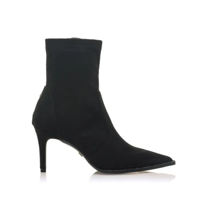 Botin tacon aguja online negro