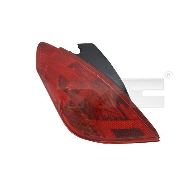 TYC Fanale Posteriore Sinistro Per VW Golf VII Variant: Colore Rosso, Senza Lampadina. Codici OE 5G9945095C/5G9945095.