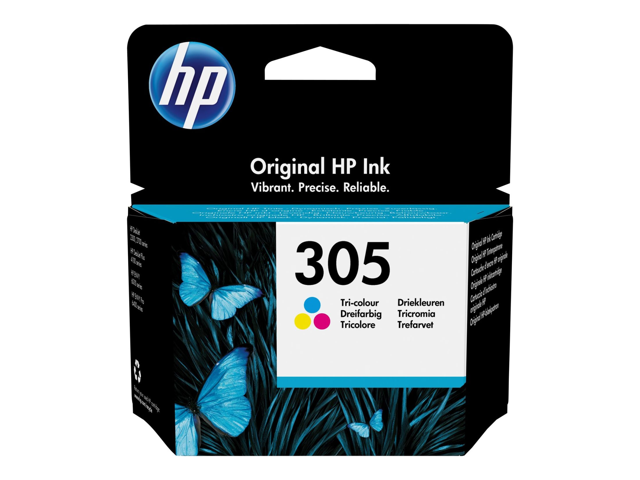 Hp 305 - Color (cian, Magenta, Amarillo) - Original - Cartucho De Tinta 