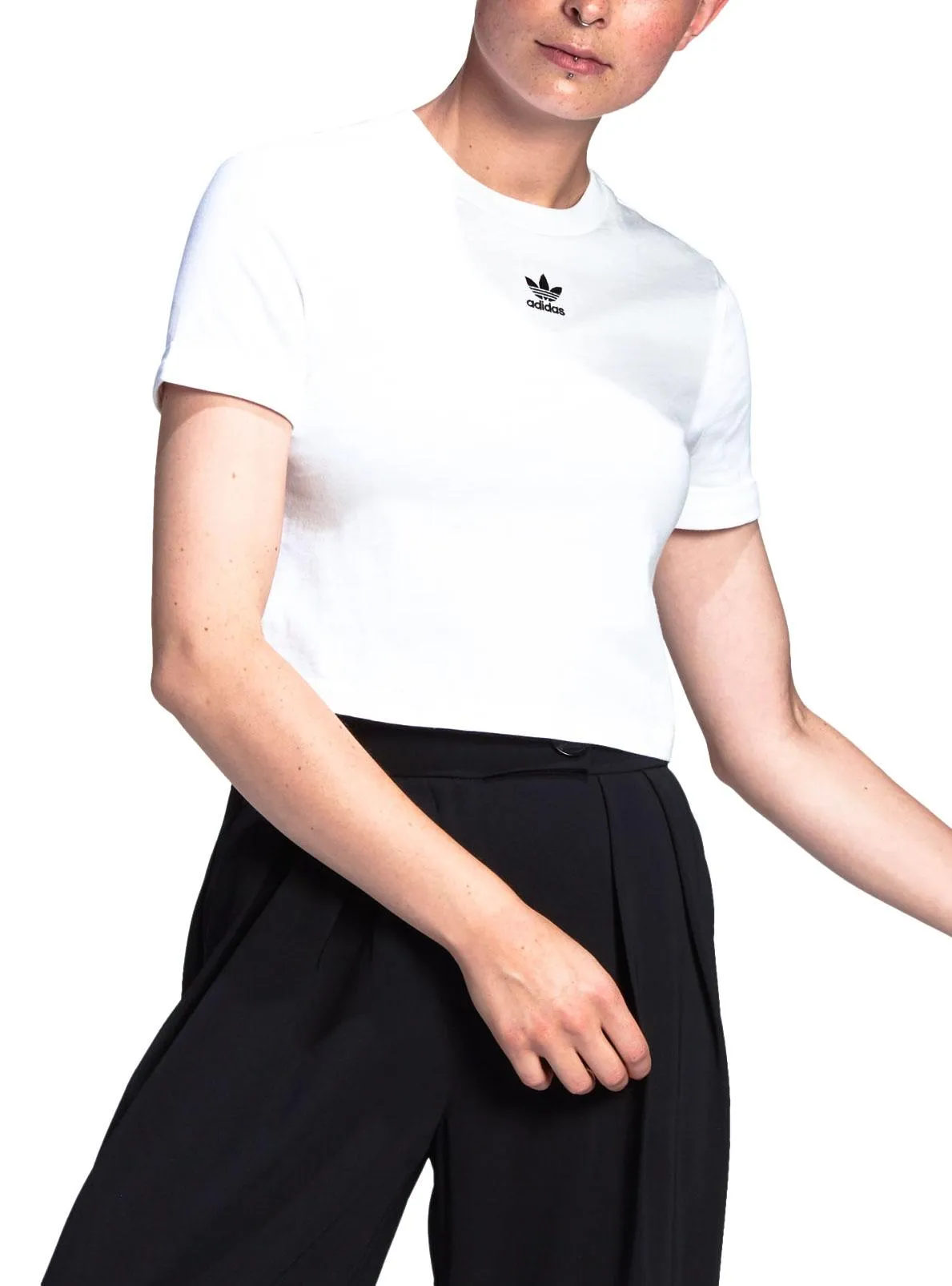 Sacrificio Oscurecer Adaptar Camiseta Adidas Crop Top Blanco Para Mujer | Miravia