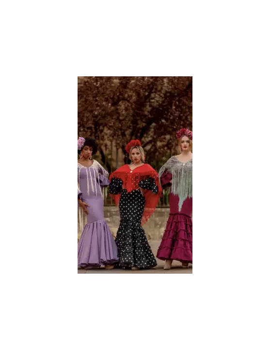 Patrón Vestido Flamenca Mujer Clavel. 