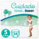 Dodot Cuidado Total pañales talla  1,2,3,4,5, suave protección de la piel con materiales de origen vegetal, 50 Pañales - Talla 5