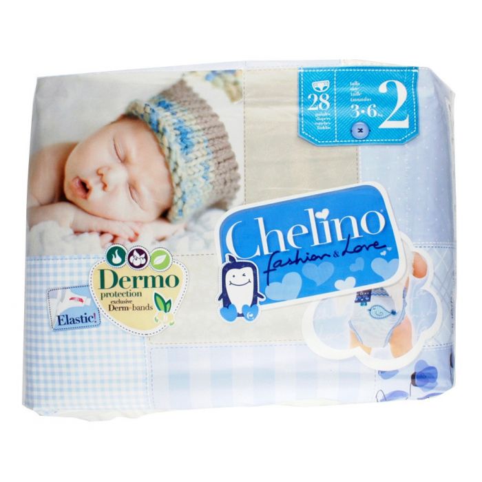 Pañales Chelino nature talla 2 (3-6 kg) 28 uds - Petit Oh!