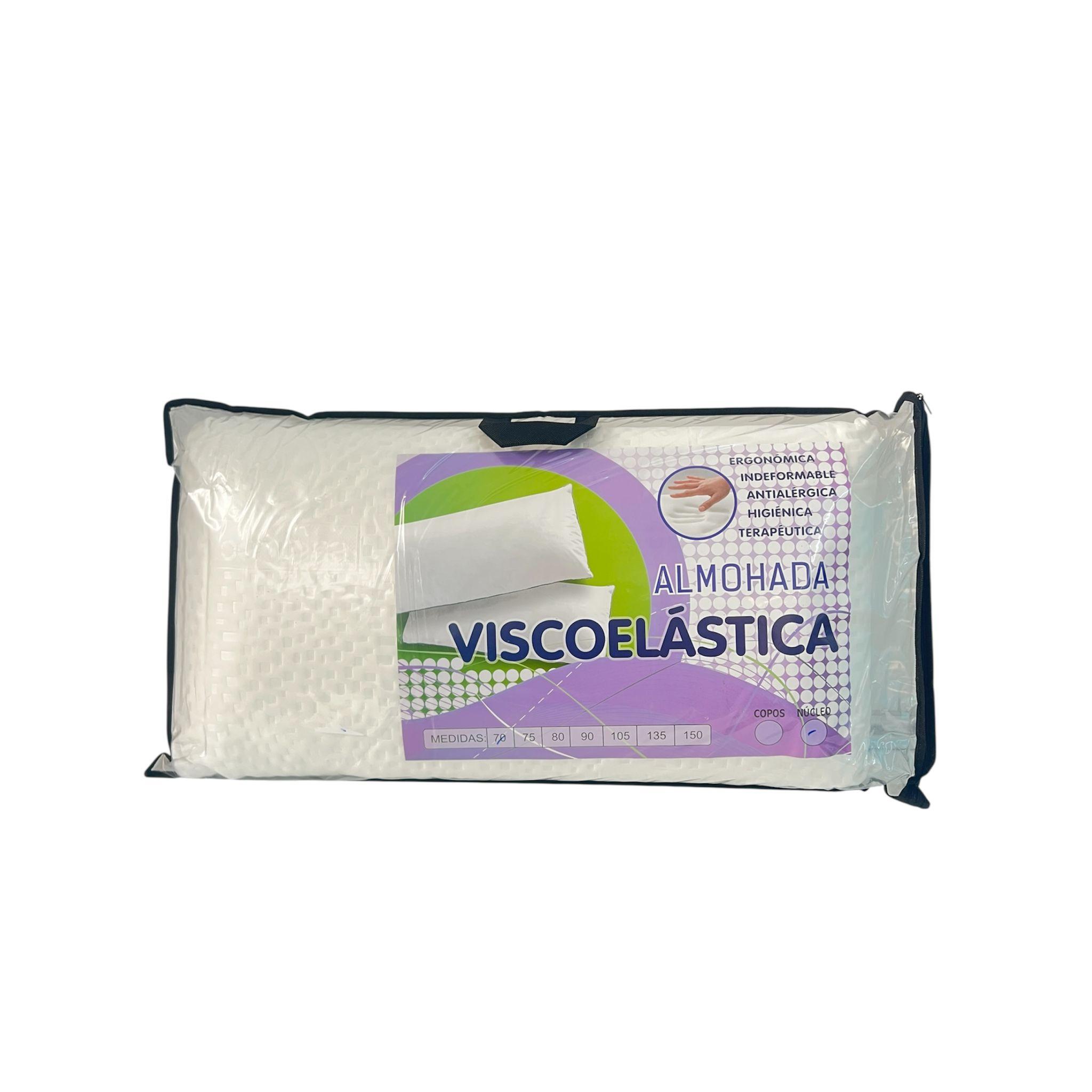 ALMOHADA  - VISCOELASTICA - ERGONOMICA - INDEFORMABLE - ANTIALERGICA - HIGIENICA - TERAPEUTICA - ALOE VERA - MEDIDA 75 CM