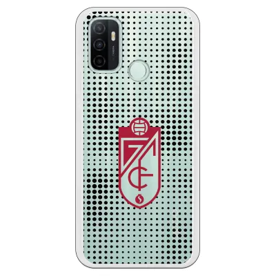 Cover per OPPO A53 - A53S di Valencia Club Calcio Toni Arancione e Nero Prodotto Ufficiale Custodia Cellulare Calcio Silicone Gel Flessibile