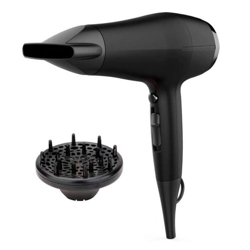 Secador Comelec HD7189 - 2200 W, 2 Temperaturas, 2 Velocidades, Difusor, Negro