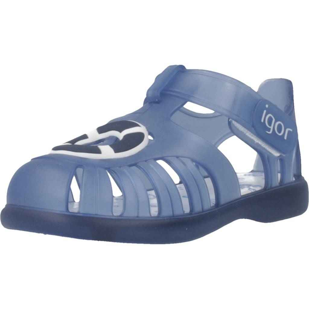 Sandali Da Acqua Per Bambini Igor S10249 - Colore Blu, Misura 28 (10 UK Bambino), Con Chiusura A Velcro