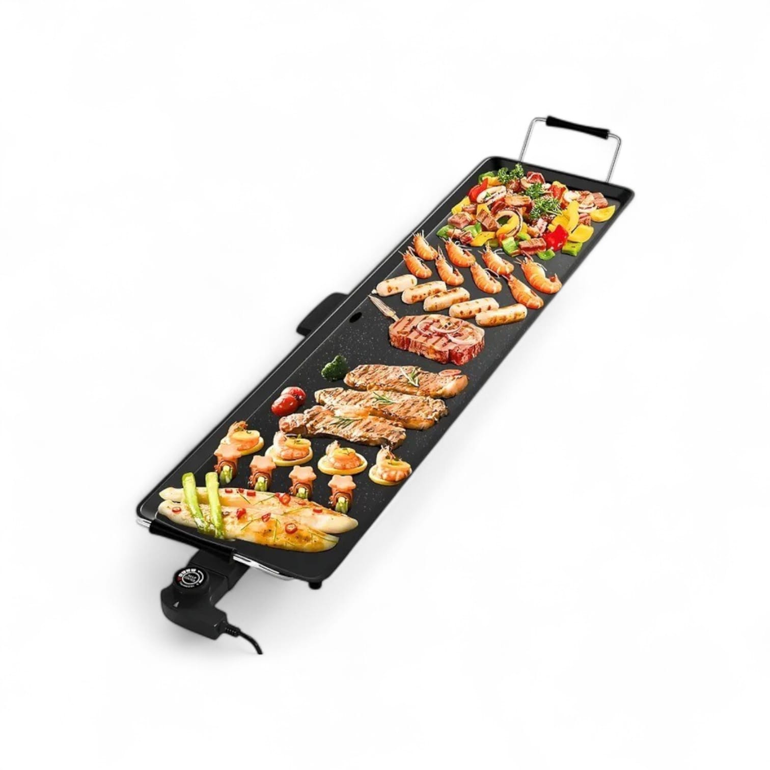 90X33 - PLANCHA XXL - PARRILLA ELECTRICA - GRILL - TEPPAN YAKI - KITCHEN - 2400W - ANTIADHERENTE
