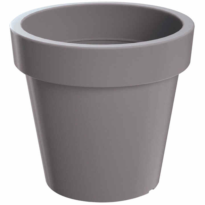 Maceta Redonda de Plastico Sandy Round in Colour Mostaza