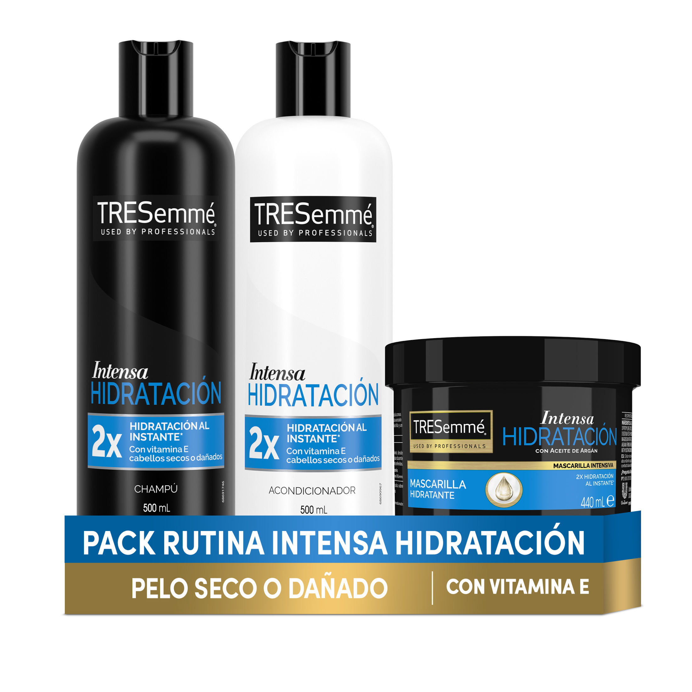 TRESemmé Champú, Acondicionador y Mascarilla para cabellos secos y